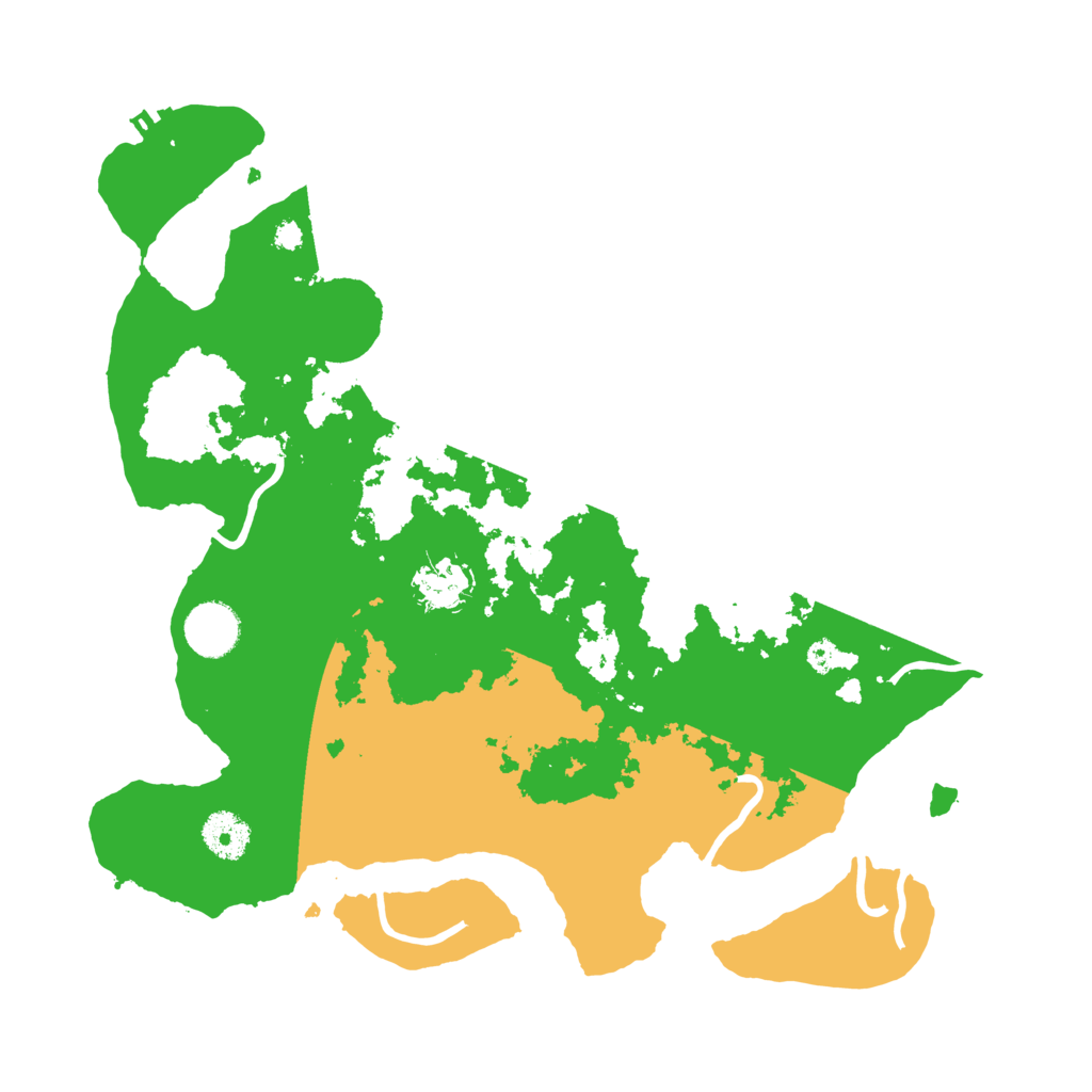 Biome Rust Map: Procedural Map, Size: 3500, Seed: 262659