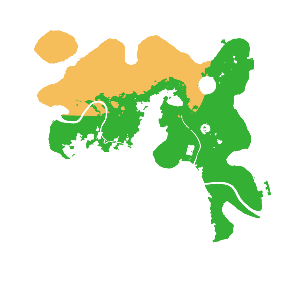 Biome Rust Map: Procedural Map, Size: 3000, Seed: 9920831