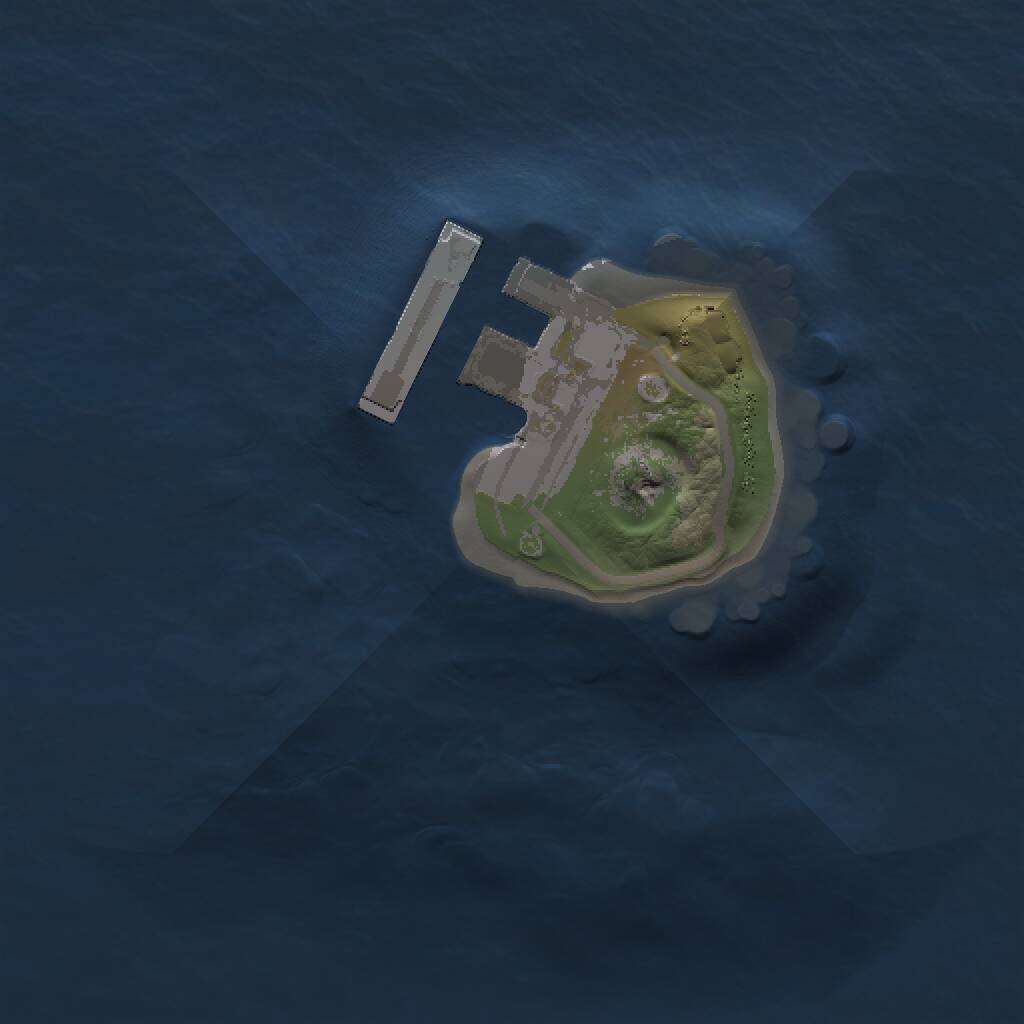 Rust Map: Procedural Map, Size: 1000, Seed: 88, 2 Monuments