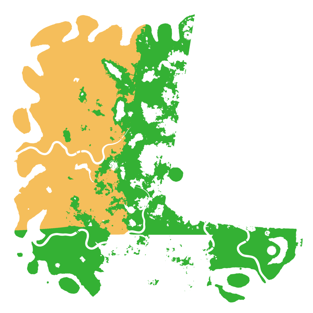 Biome Rust Map: Procedural Map, Size: 6000, Seed: 112277