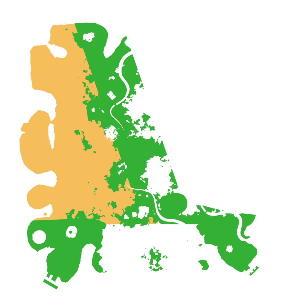 Biome Rust Map: Procedural Map, Size: 3850, Seed: 64902396