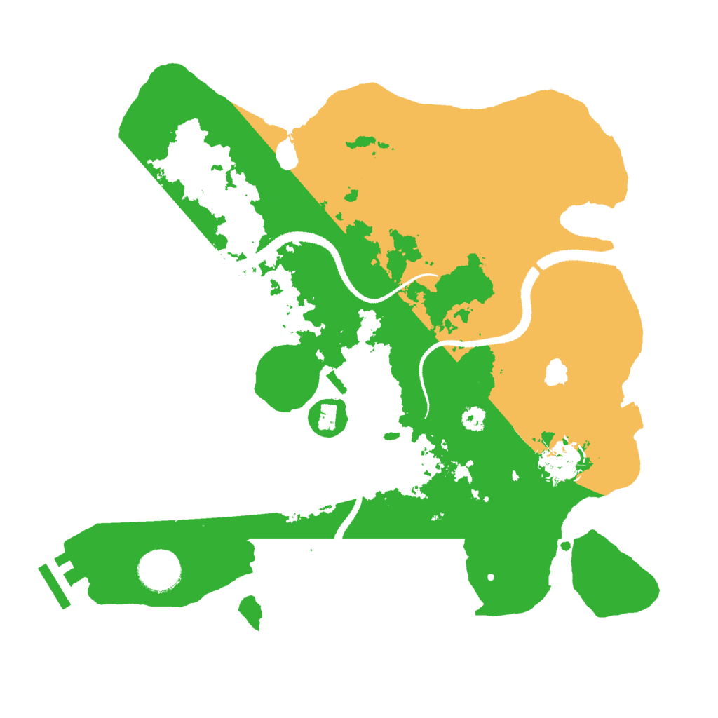 Biome Rust Map: Procedural Map, Size: 3000, Seed: 50713