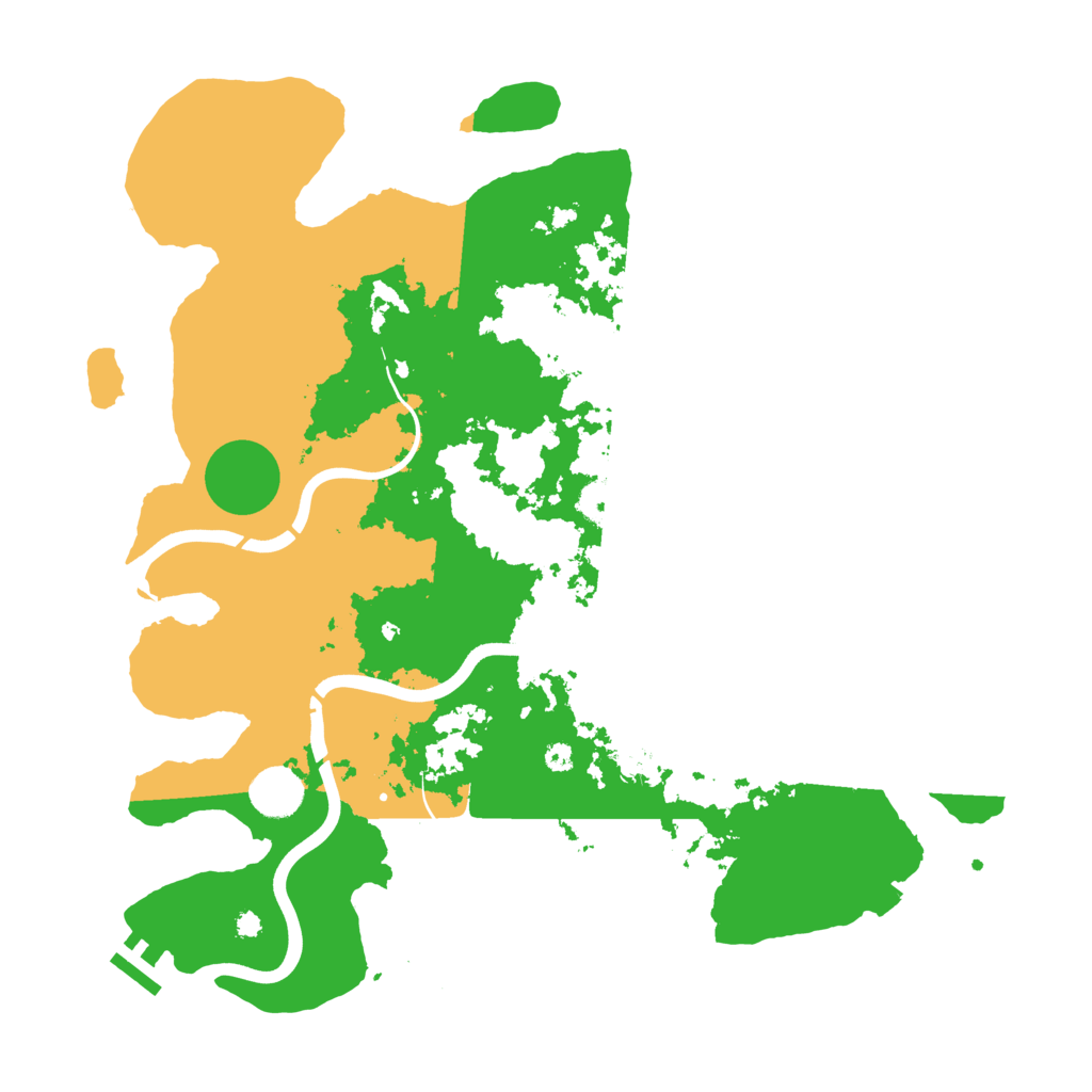 Biome Rust Map: Procedural Map, Size: 3850, Seed: 94804995