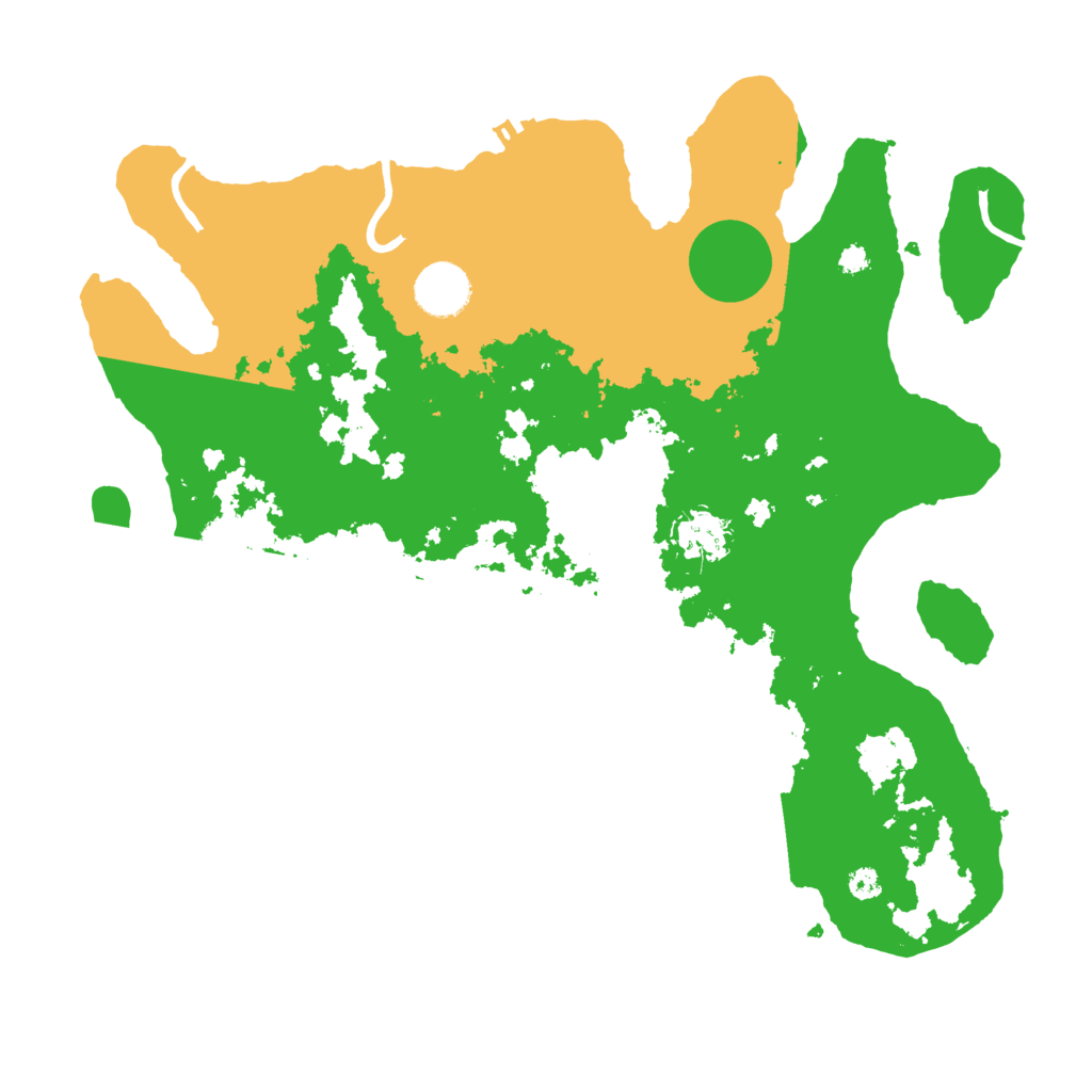 Biome Rust Map: Procedural Map, Size: 3500, Seed: 1426