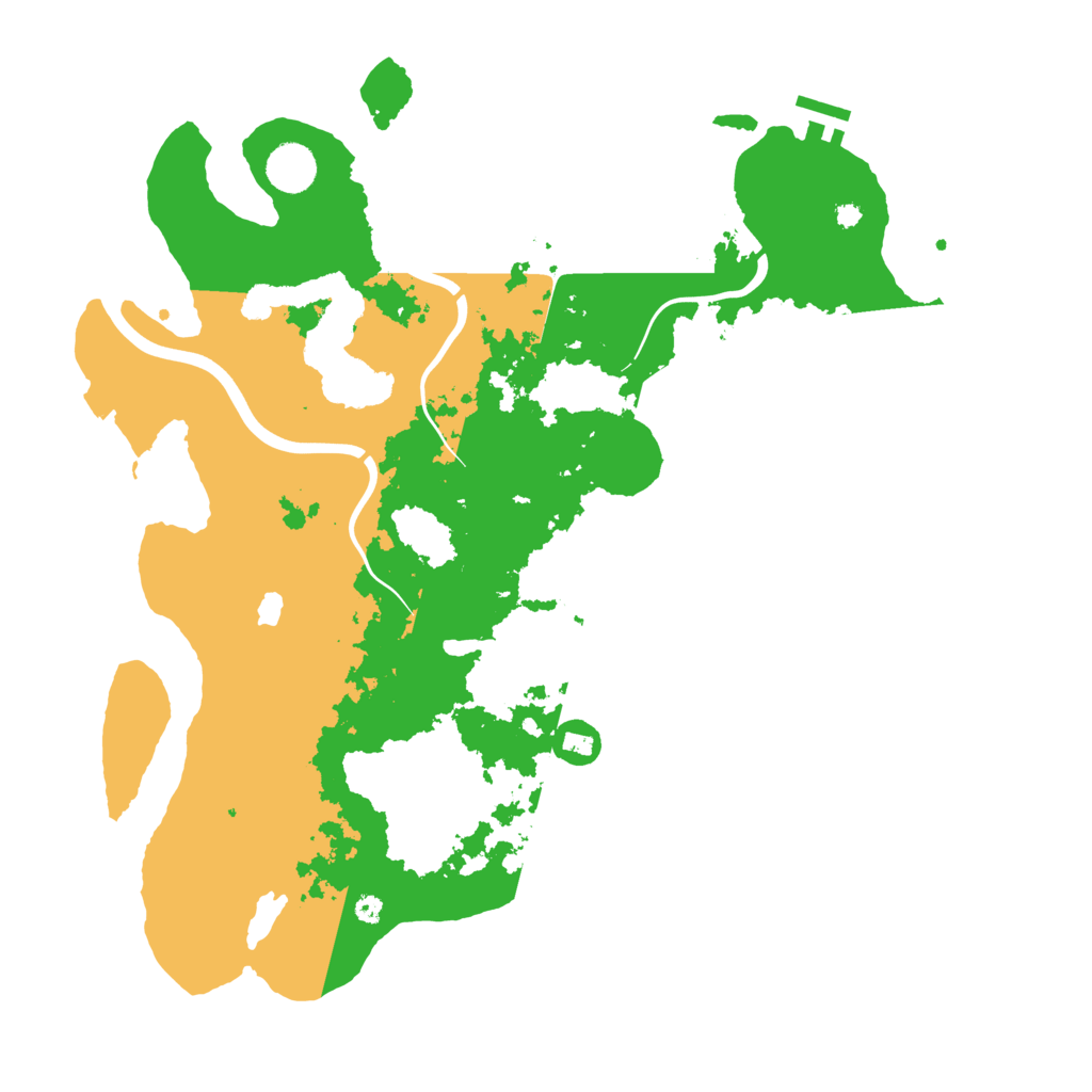 Biome Rust Map: Procedural Map, Size: 4000, Seed: 9115