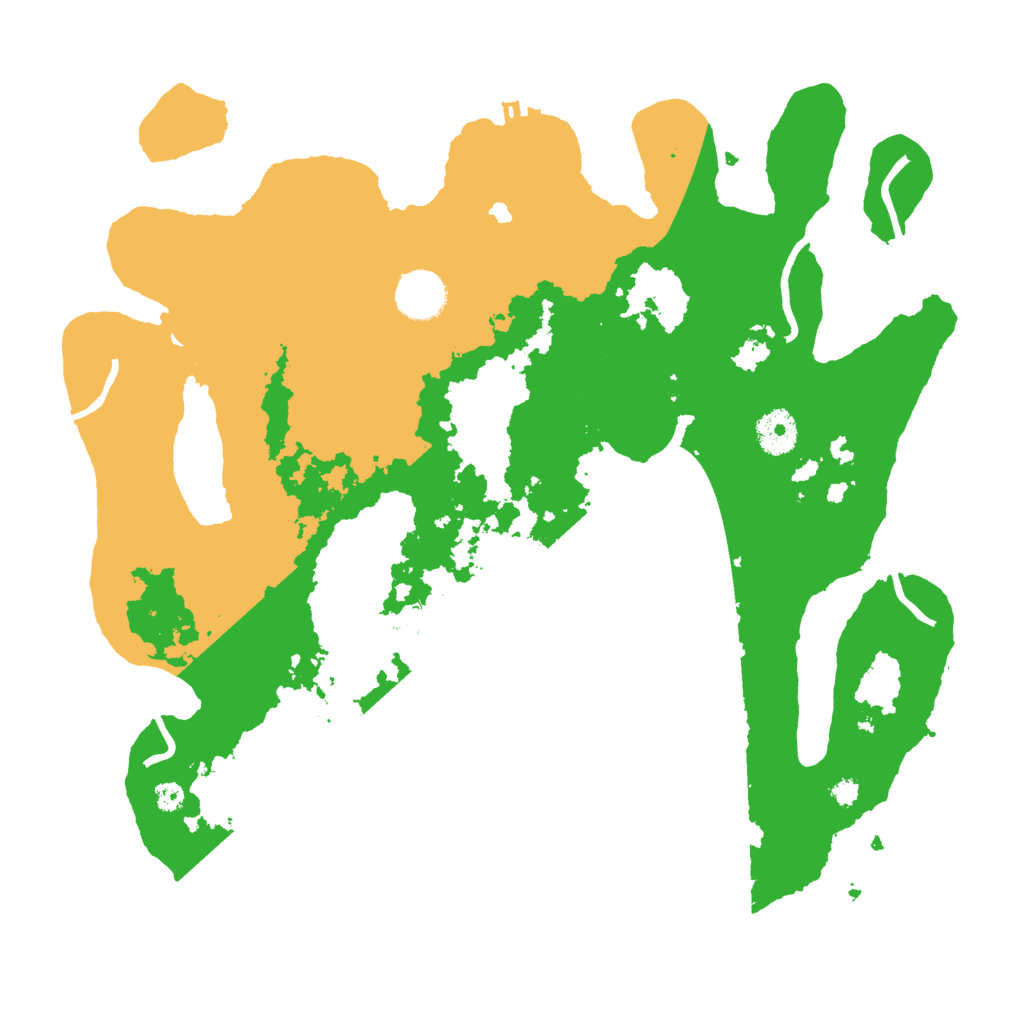 Biome Rust Map: Procedural Map, Size: 3600, Seed: 1848462164