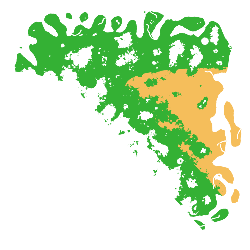 Biome Rust Map: Procedural Map, Size: 6000, Seed: 1534491834