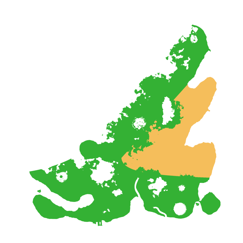 Biome Rust Map: Procedural Map, Size: 3500, Seed: 2137466507