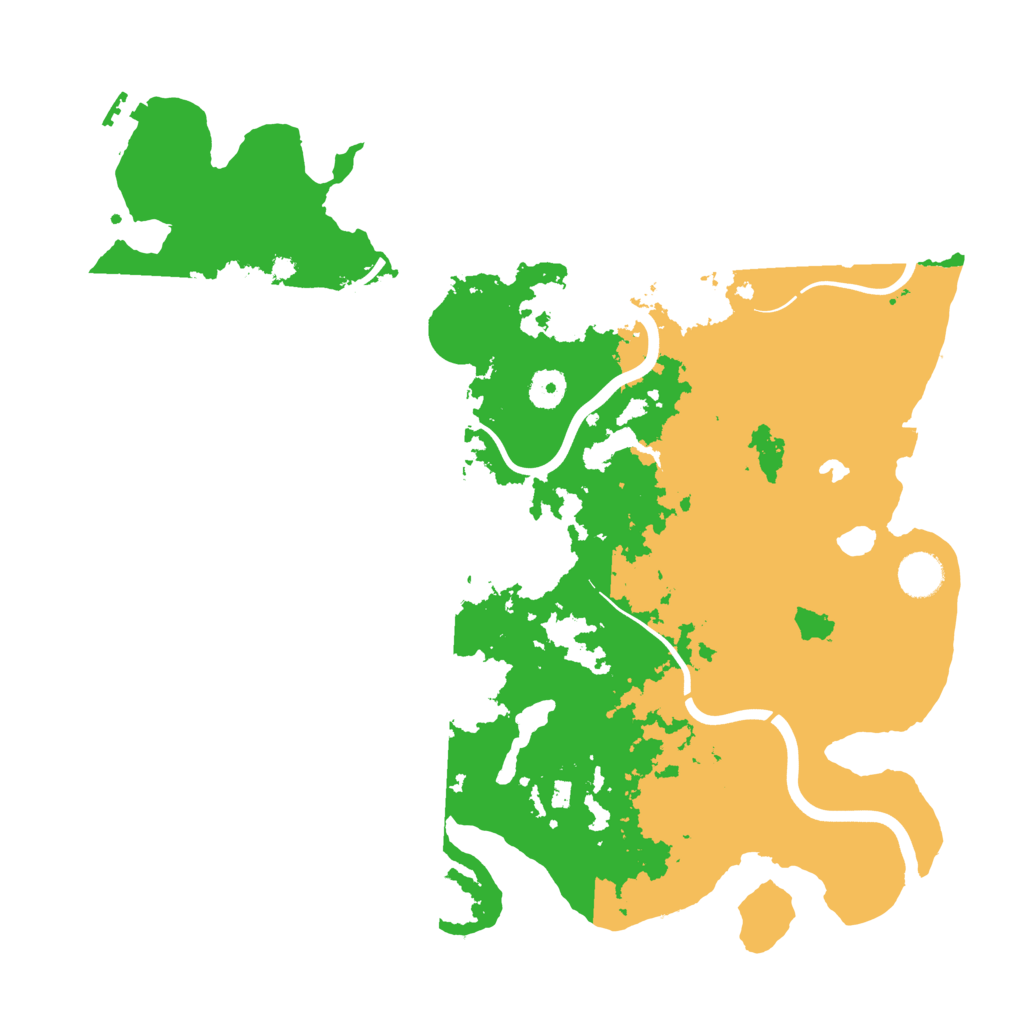 Biome Rust Map: Procedural Map, Size: 4000, Seed: 1321140591