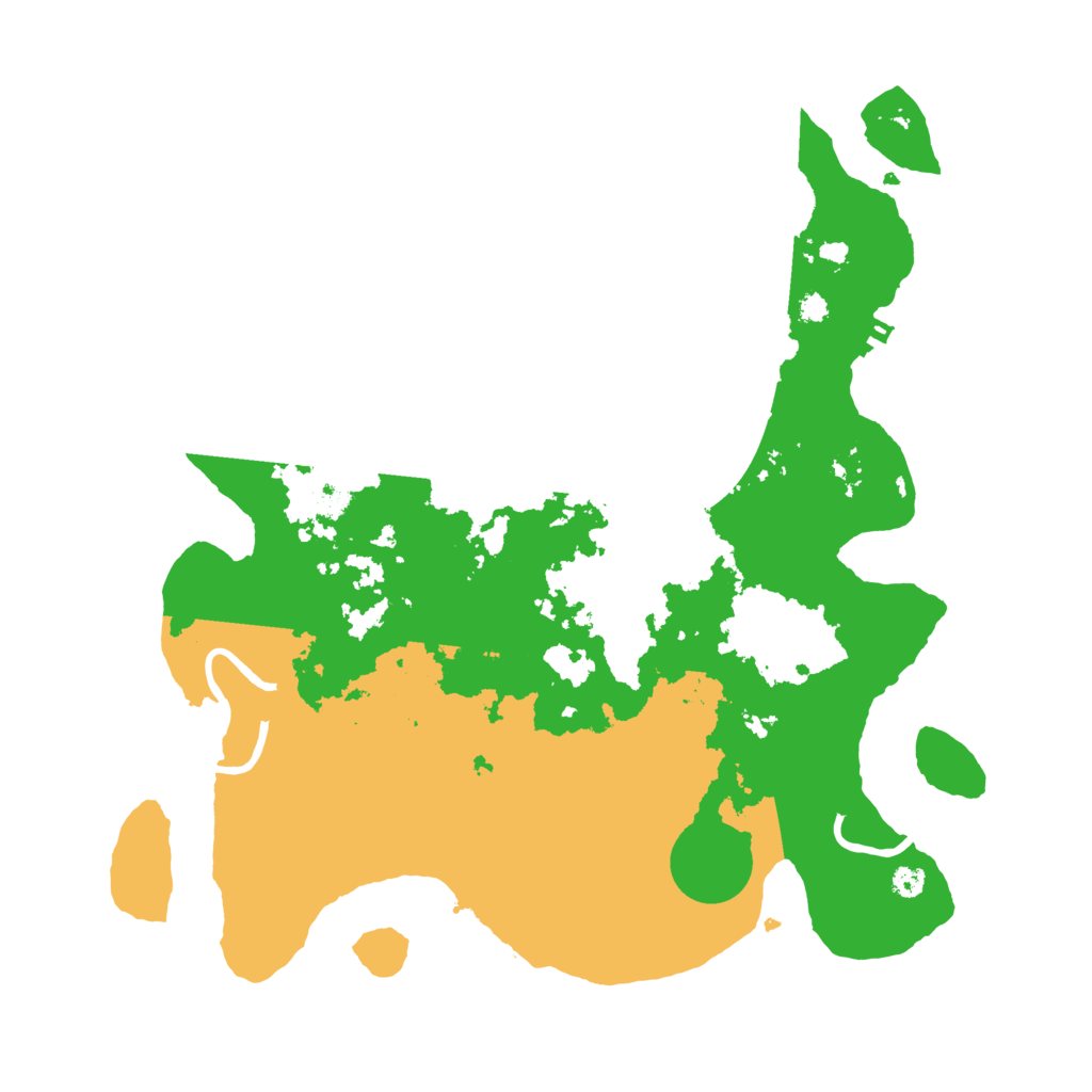 Biome Rust Map: Procedural Map, Size: 3500, Seed: 779827560