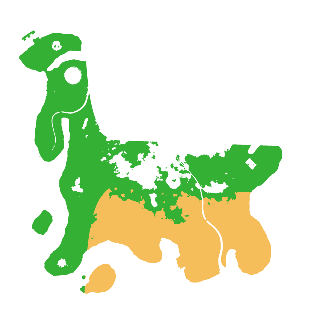 Biome Rust Map: Procedural Map, Size: 3250, Seed: 100184