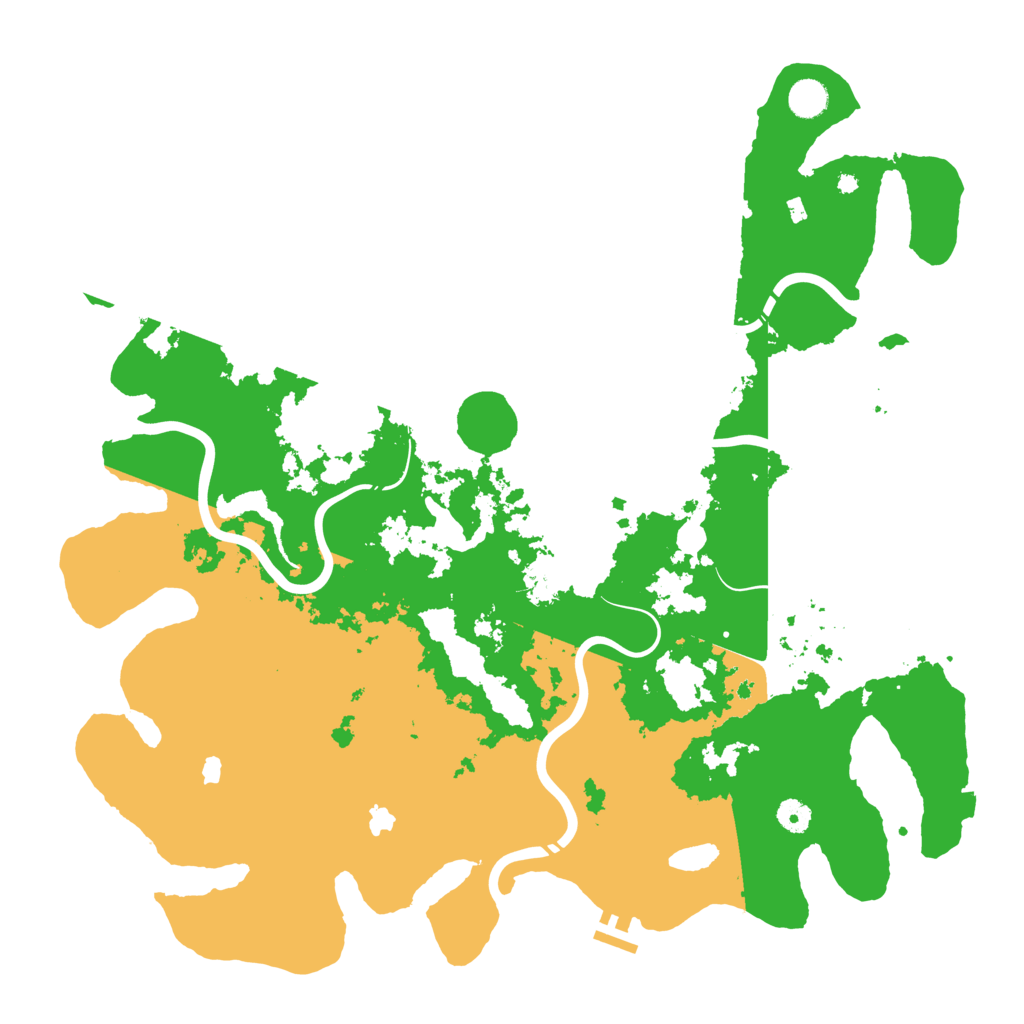 Biome Rust Map: Procedural Map, Size: 4600, Seed: 983752