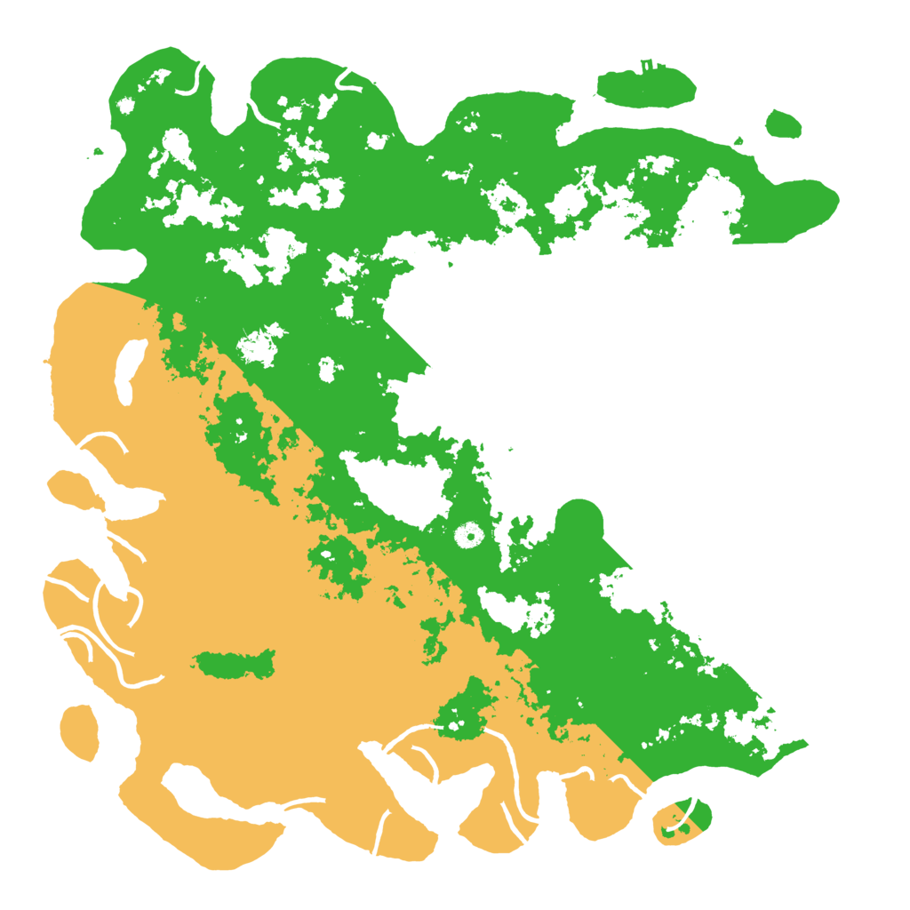 Biome Rust Map: Procedural Map, Size: 5000, Seed: 13629