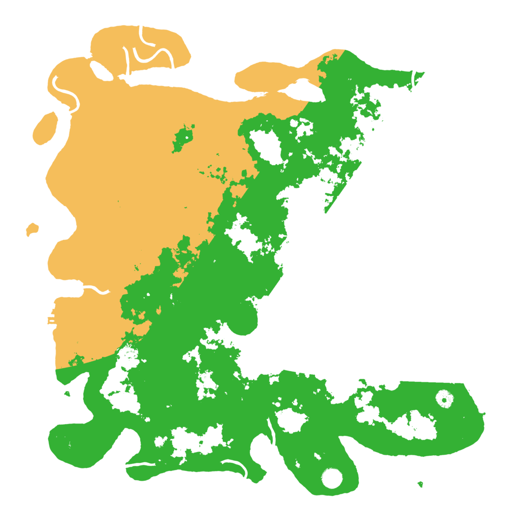 Biome Rust Map: Procedural Map, Size: 4500, Seed: 1889445153