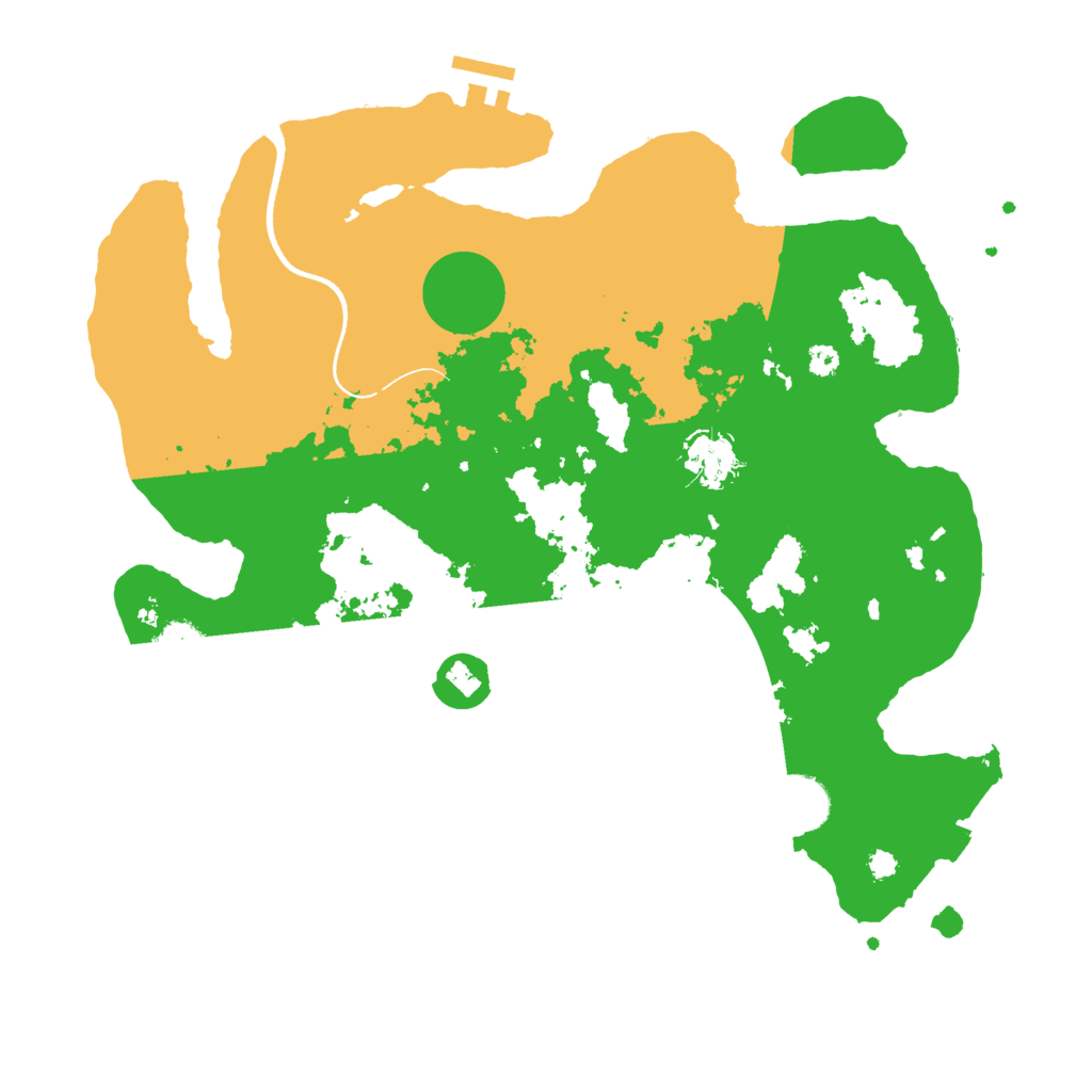 Biome Rust Map: Procedural Map, Size: 3500, Seed: 793830550