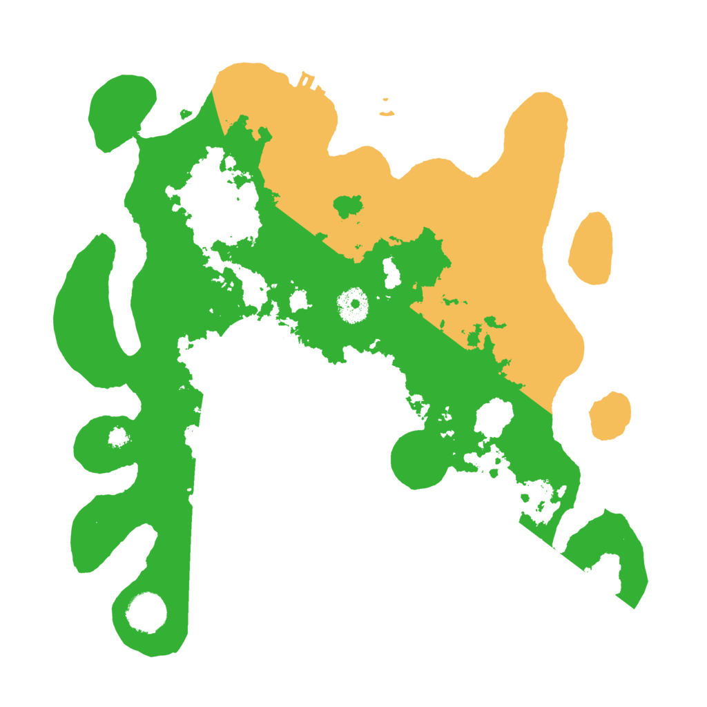 Biome Rust Map: Procedural Map, Size: 3200, Seed: 8675309