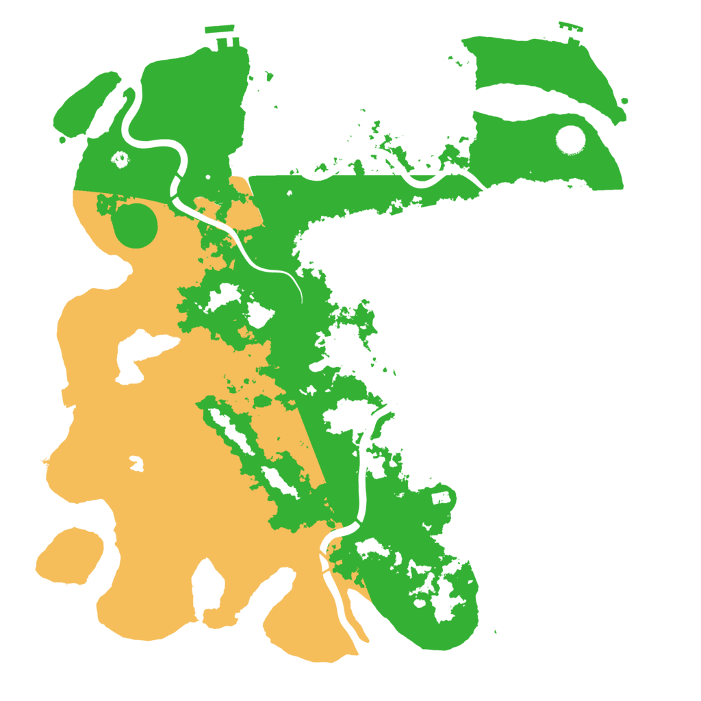 Biome Rust Map: Procedural Map, Size: 4250, Seed: 958078535