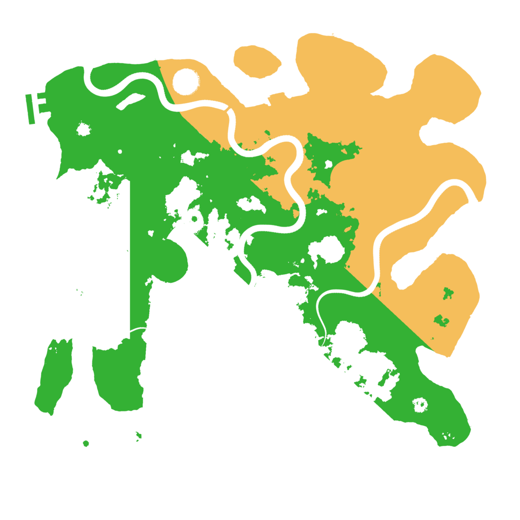 Biome Rust Map: Procedural Map, Size: 3500, Seed: 21306