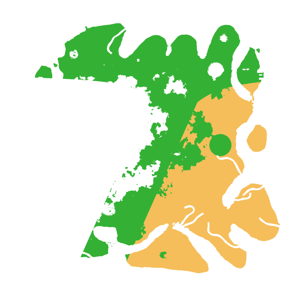 Biome Rust Map: Procedural Map, Size: 3500, Seed: 144026