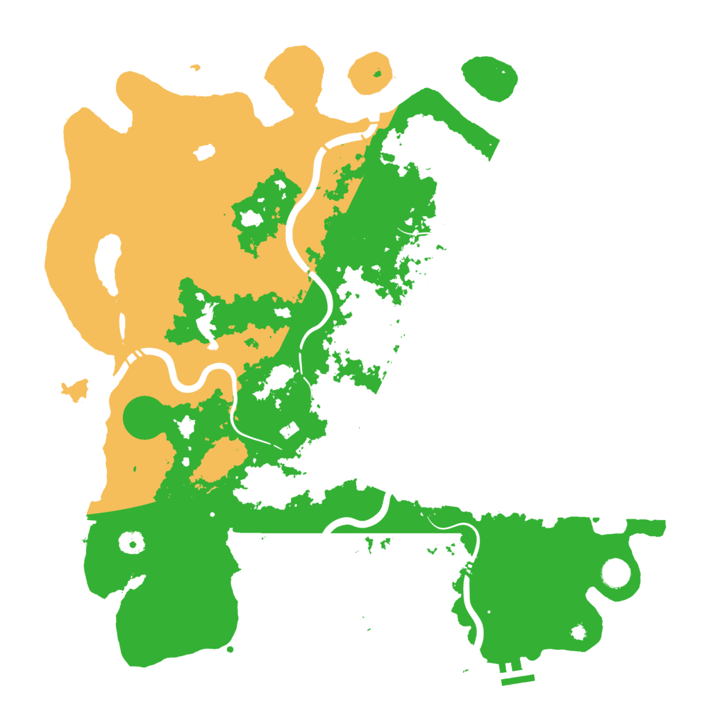 Biome Rust Map: Procedural Map, Size: 4300, Seed: 654975