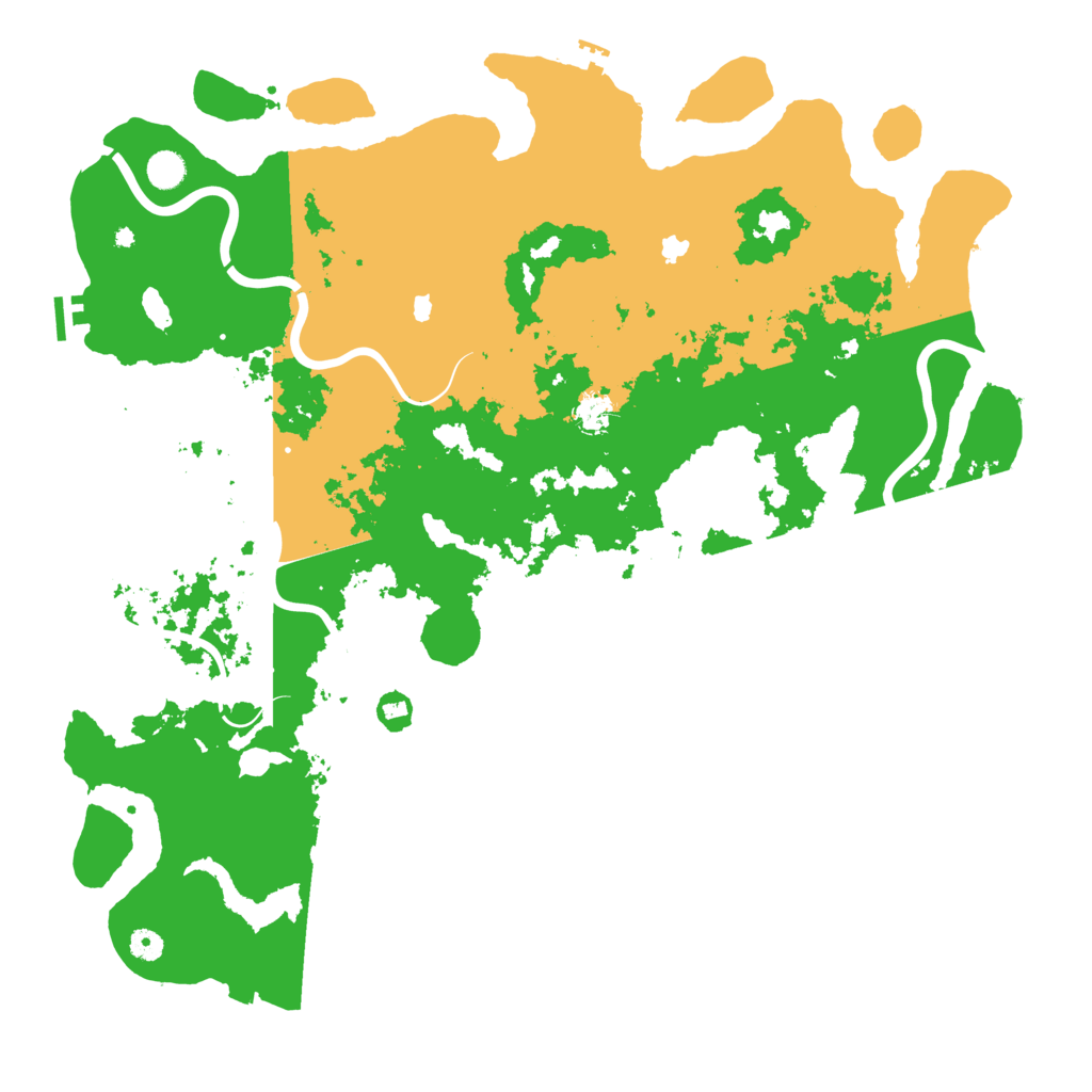 Biome Rust Map: Procedural Map, Size: 5000, Seed: 1338