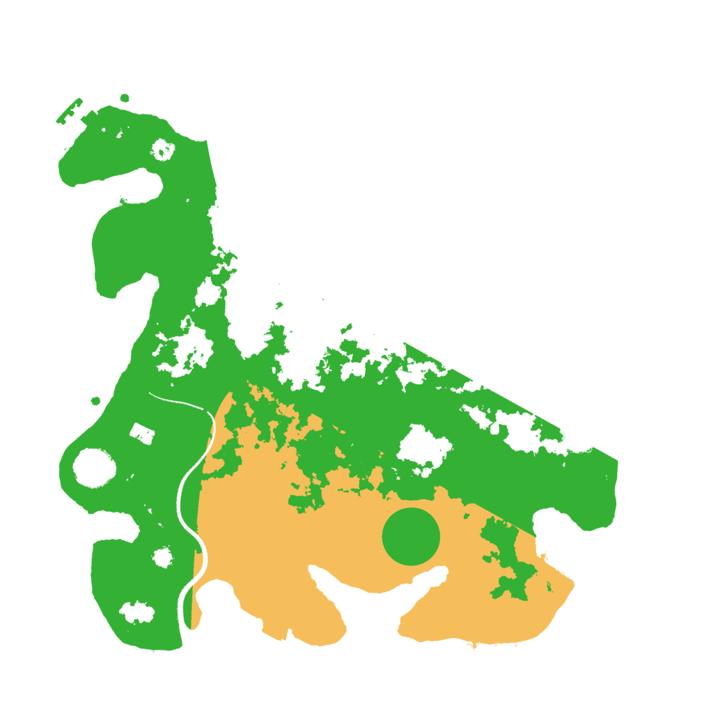 Biome Rust Map: Procedural Map, Size: 3250, Seed: 610645473