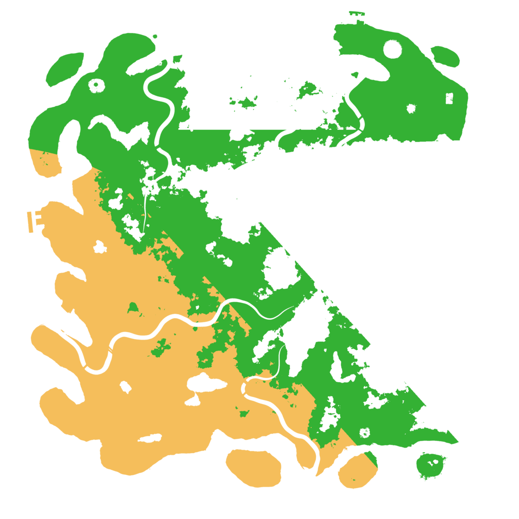 Biome Rust Map: Procedural Map, Size: 5000, Seed: 6752
