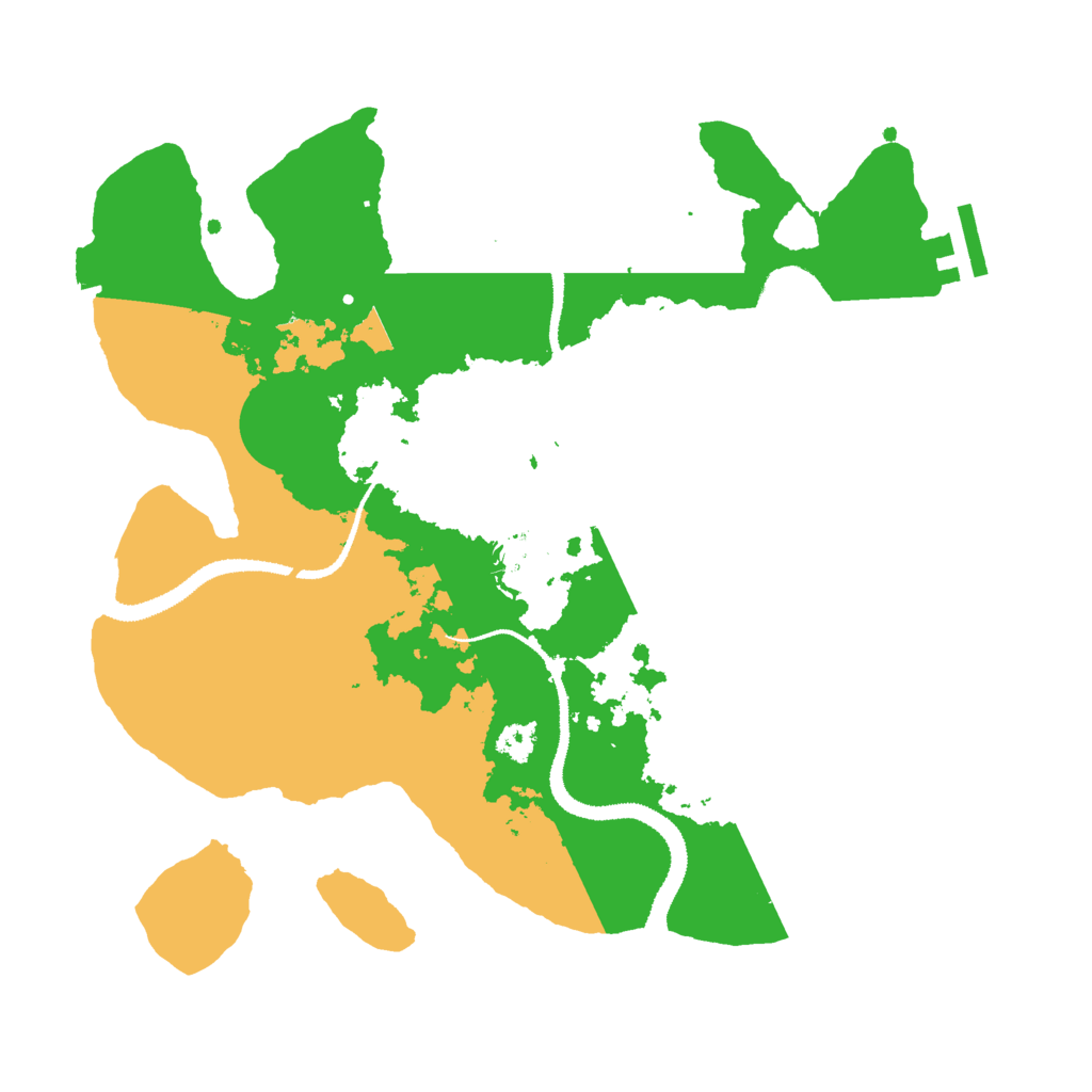 Biome Rust Map: Procedural Map, Size: 3034, Seed: 17000