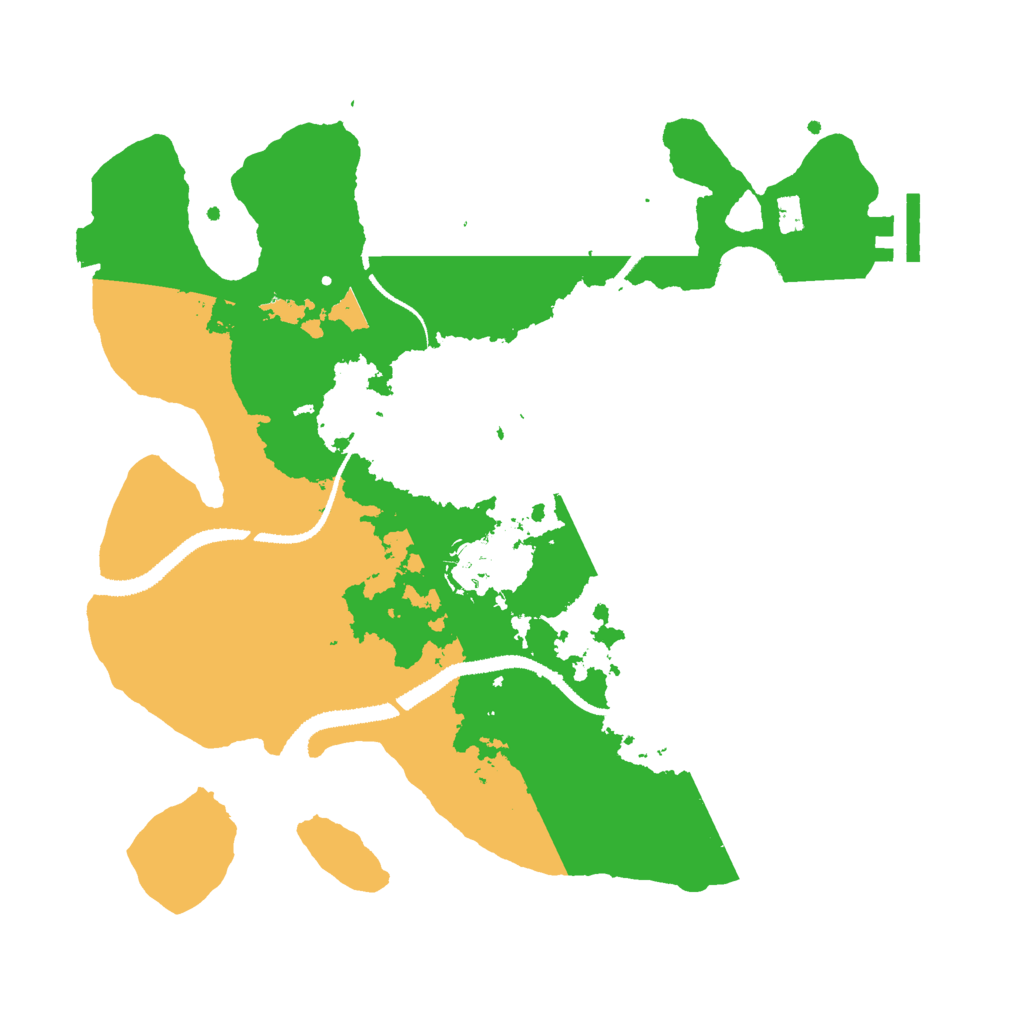 Biome Rust Map: Procedural Map, Size: 3034, Seed: 17000