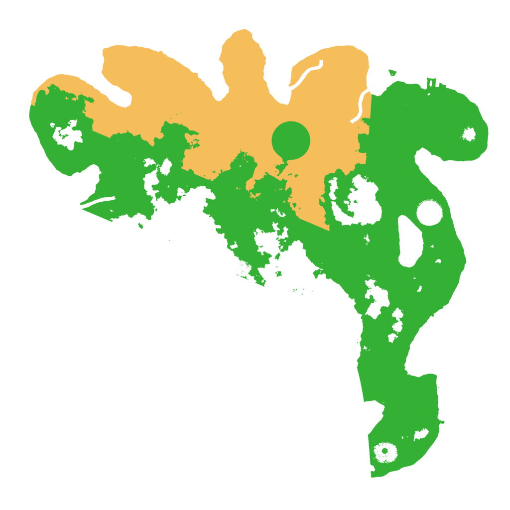Biome Rust Map: Procedural Map, Size: 3500, Seed: 761171387