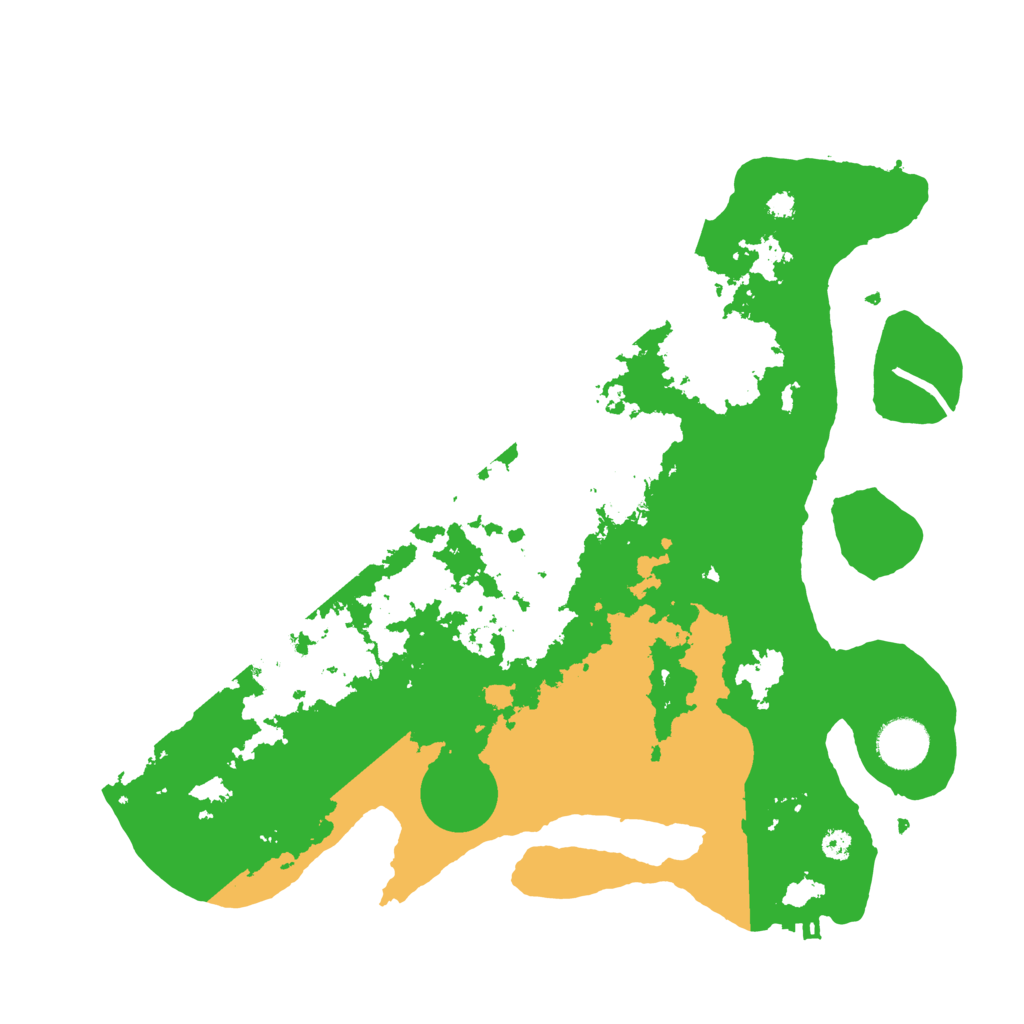 Biome Rust Map: Procedural Map, Size: 3500, Seed: 1848509533