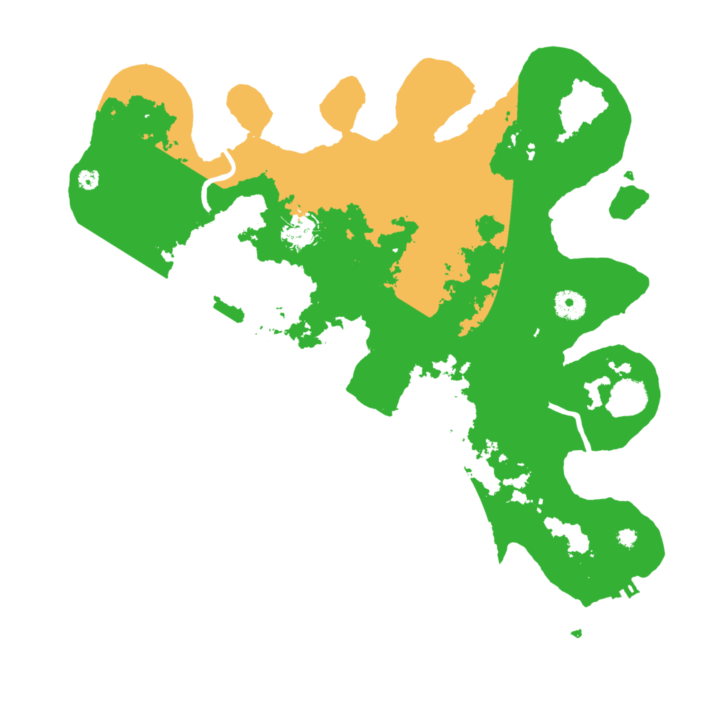 Biome Rust Map: Procedural Map, Size: 3500, Seed: 488154010