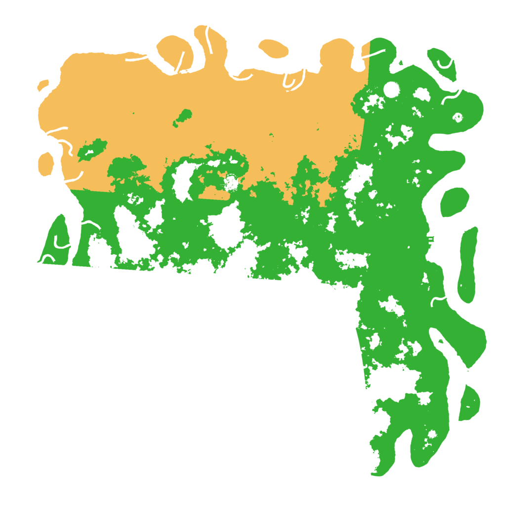 Biome Rust Map: Procedural Map, Size: 5500, Seed: 2070