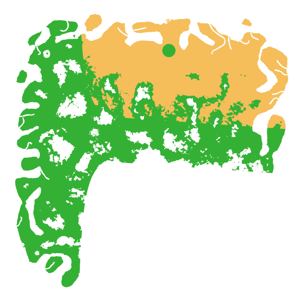 Biome Rust Map: Procedural Map, Size: 6000, Seed: 1309614376