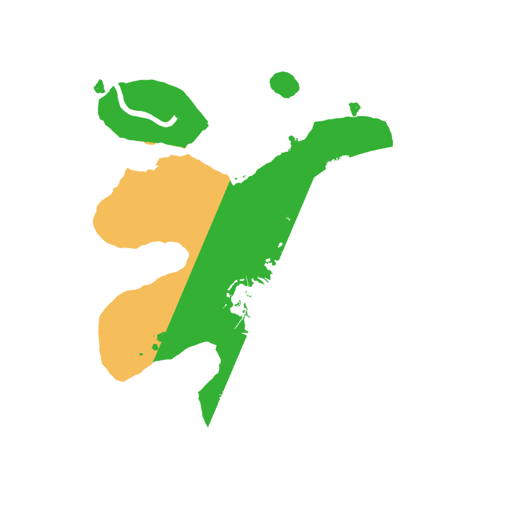 Biome Rust Map: Procedural Map, Size: 2000, Seed: 123133