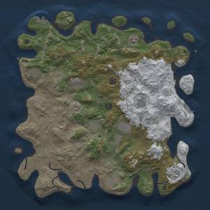 Thumbnail Rust Map: Procedural Map, Size: 4250, Seed: 780658588, 20 Monuments