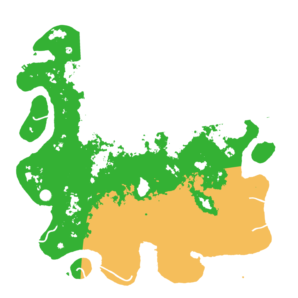 Biome Rust Map: Procedural Map, Size: 4500, Seed: 999025