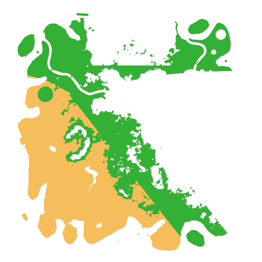 Biome Rust Map: Procedural Map, Size: 4500, Seed: 1629502141