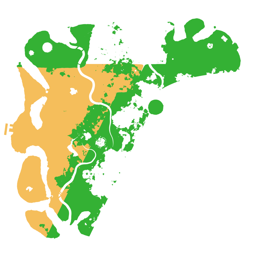 Biome Rust Map: Procedural Map, Size: 4500, Seed: 528064095