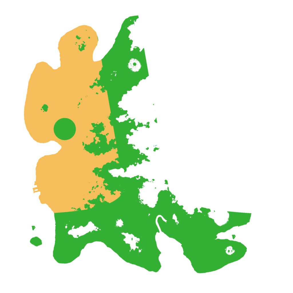 Biome Rust Map: Procedural Map, Size: 3500, Seed: 1614479915