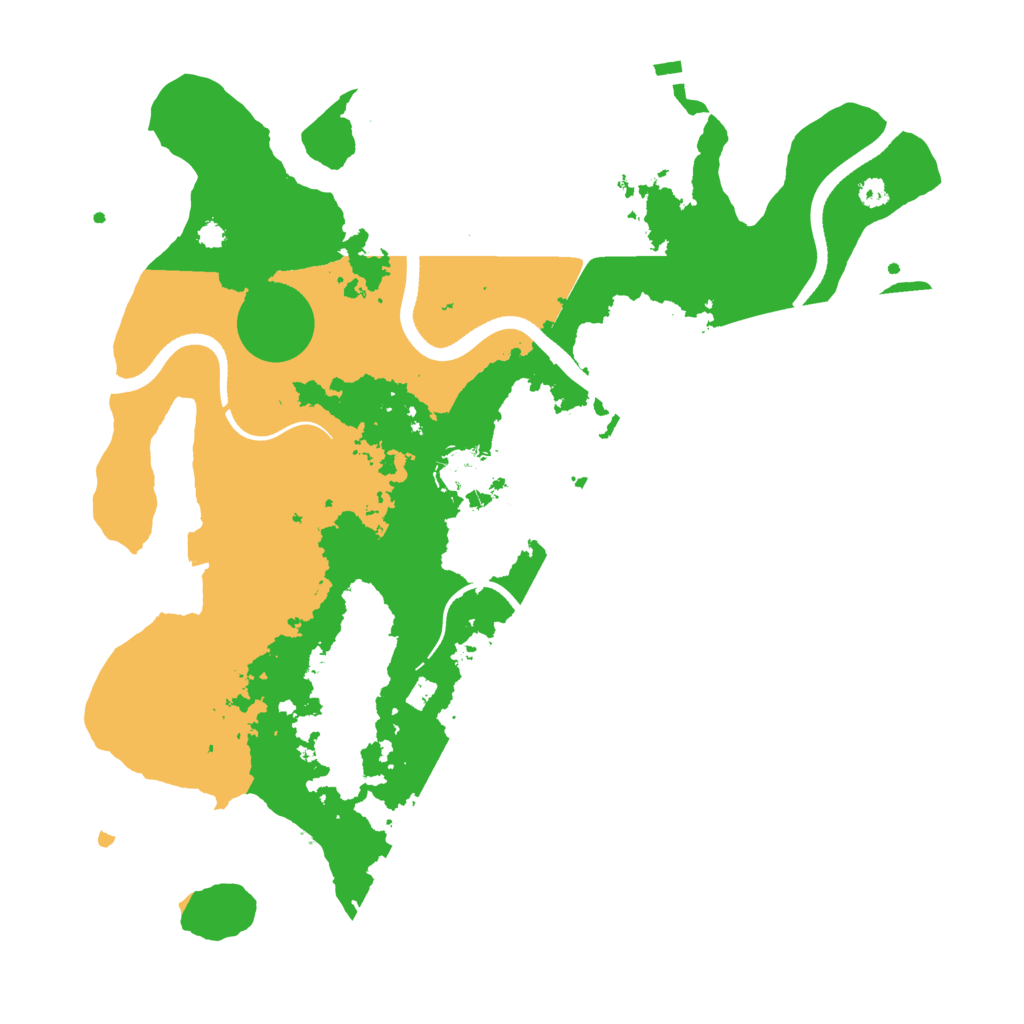 Biome Rust Map: Procedural Map, Size: 3500, Seed: 1739029005