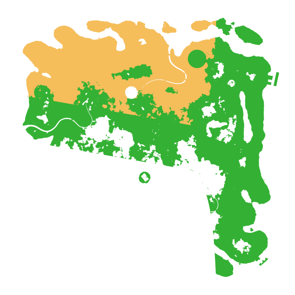 Biome Rust Map: Procedural Map, Size: 4250, Seed: 626454