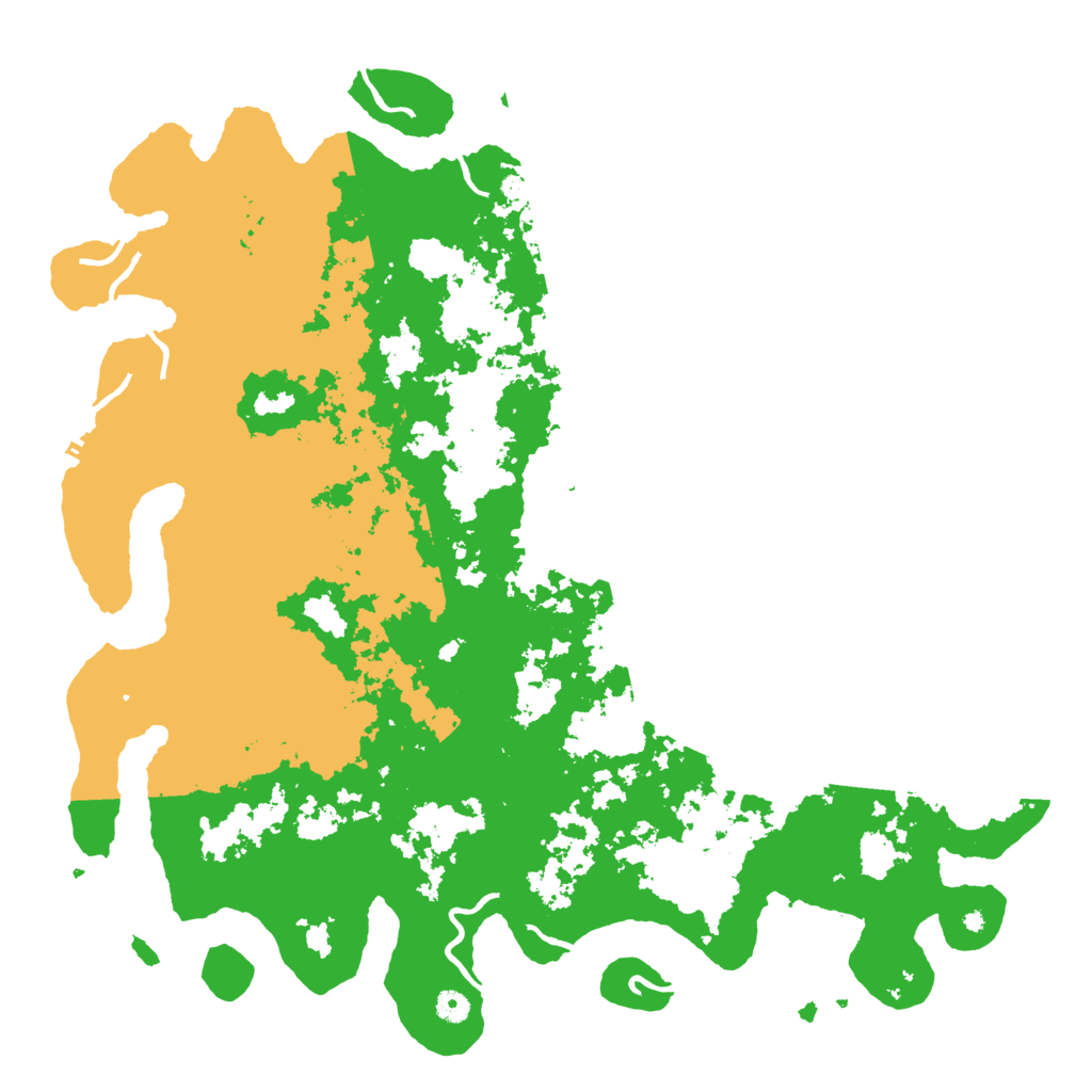 Biome Rust Map: Procedural Map, Size: 5000, Seed: 1140150107