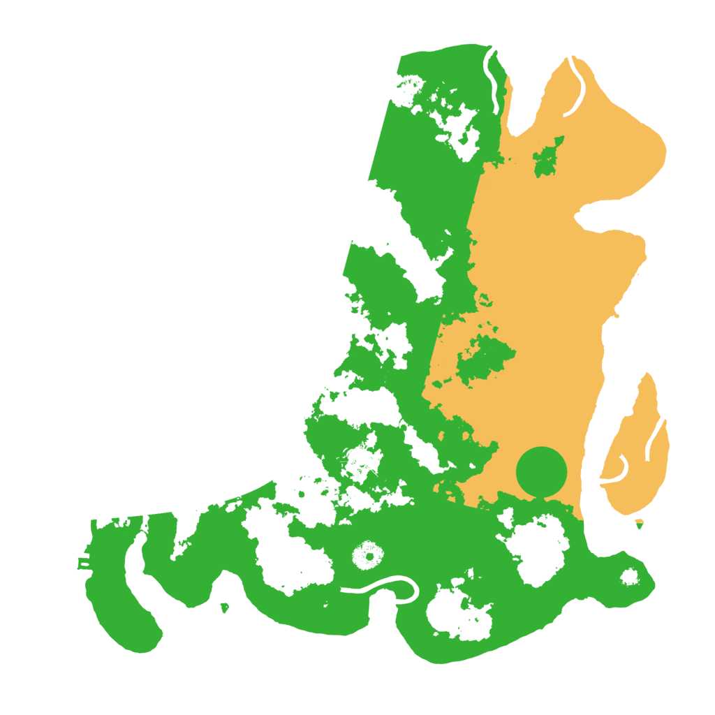 Biome Rust Map: Procedural Map, Size: 3700, Seed: 926132764