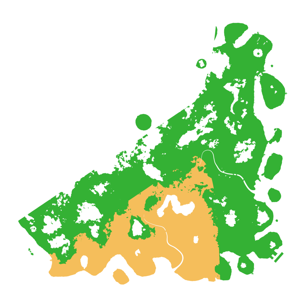 Biome Rust Map: Procedural Map, Size: 5000, Seed: 476806321