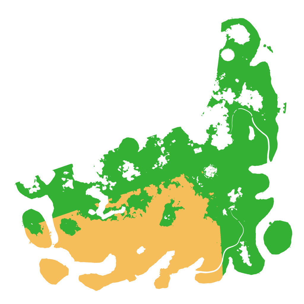 Biome Rust Map: Procedural Map, Size: 4300, Seed: 528993728