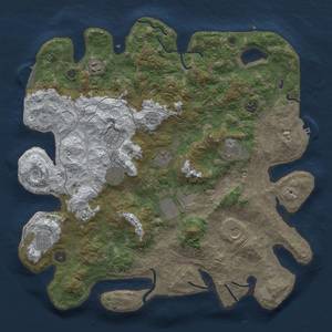 Thumbnail Rust Map: Procedural Map, Size: 4250, Seed: 61, 19 Monuments