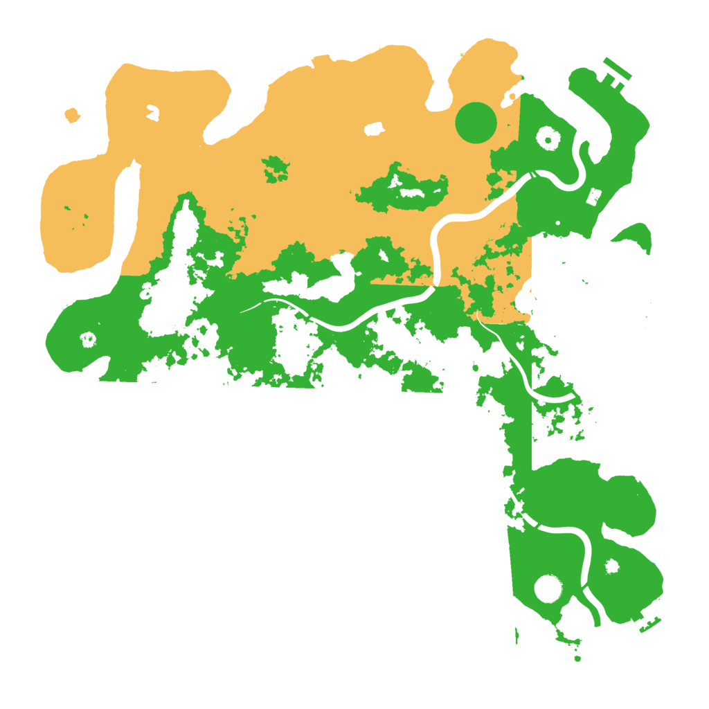 Biome Rust Map: Procedural Map, Size: 4500, Seed: 202206021