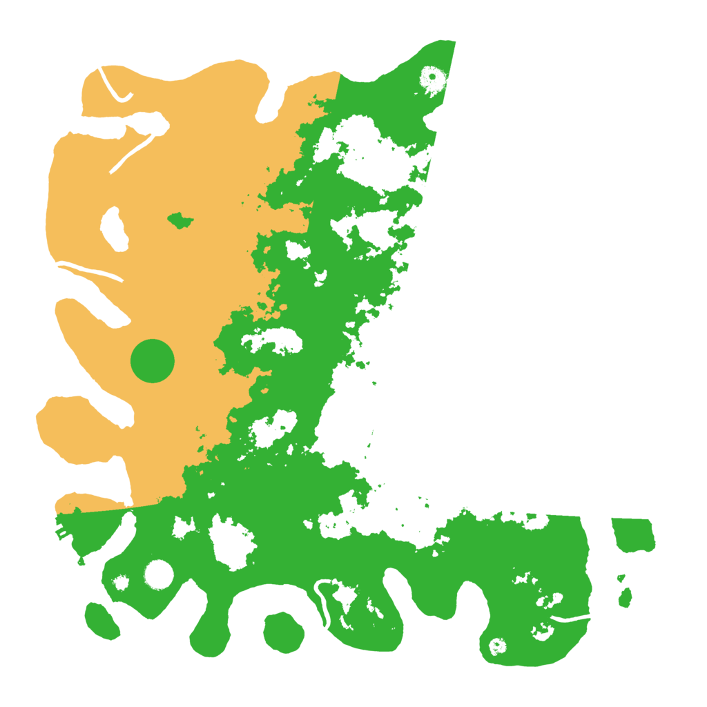 Biome Rust Map: Procedural Map, Size: 4250, Seed: 912395510