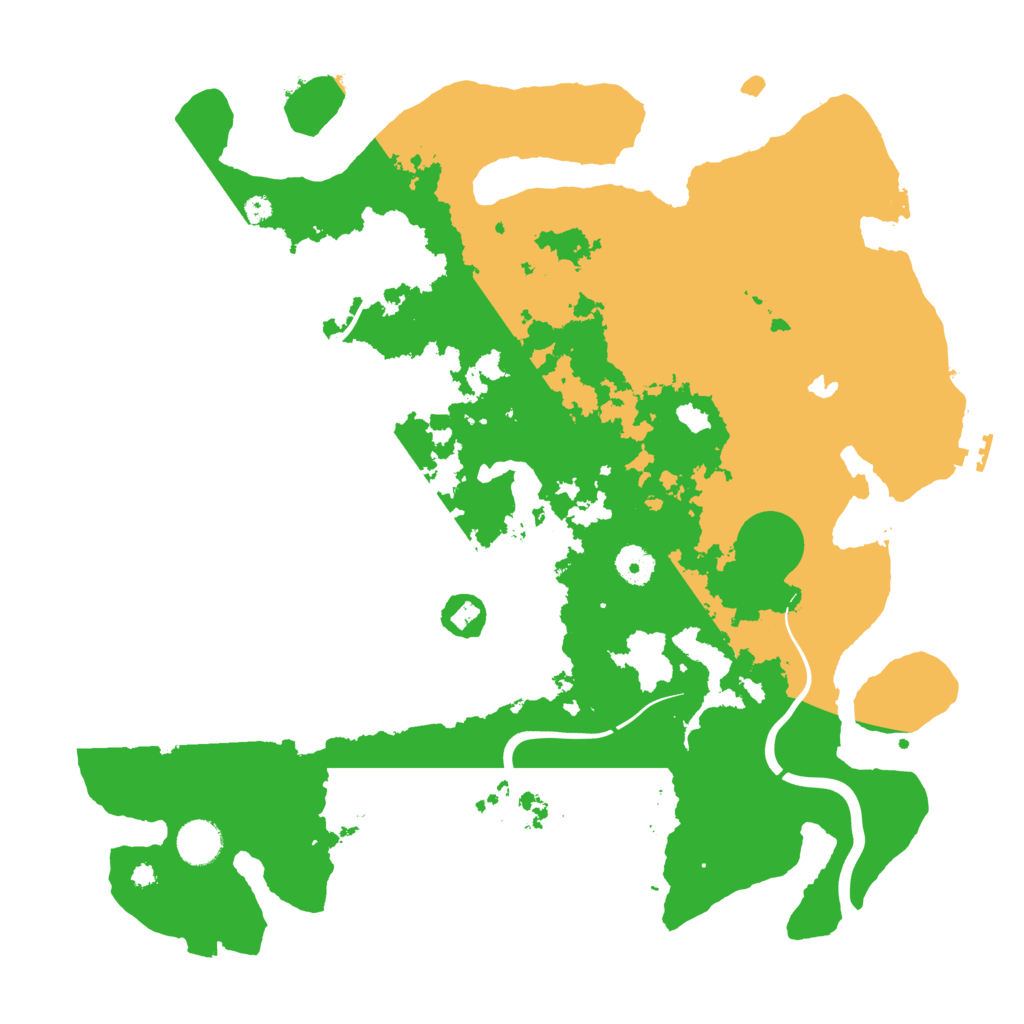 Biome Rust Map: Procedural Map, Size: 4000, Seed: 16456156